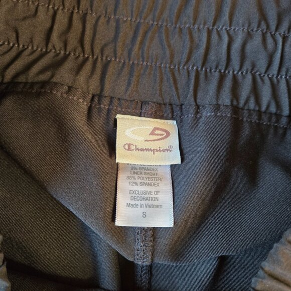 Champion Skort Womens S Black Elastic Waist Pockets Tennis Golf Athletic Pull On - Picture 6 of 8